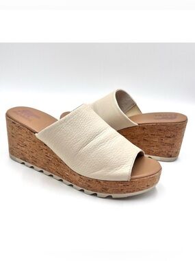 Sorel Women's Cameron Wedge Mule Sandals Size 10.5